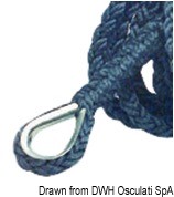 Coppia Cime Ormeggio Usacord Shock Line - 18 mm x 8 metri in Vendita Online